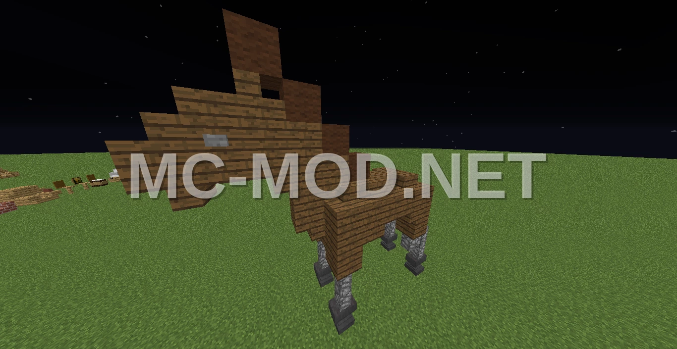 Wooden Horse Statue
