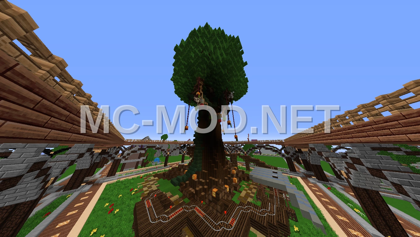 Wooden Roller Coaster