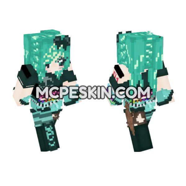 Aqua Vocaloid Outfit