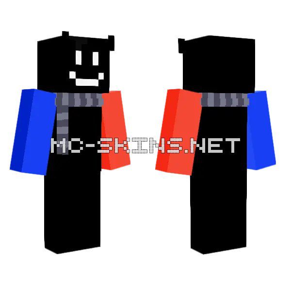 Black and Blue Hoodie