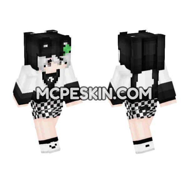 Black and White Checkered Outfit
