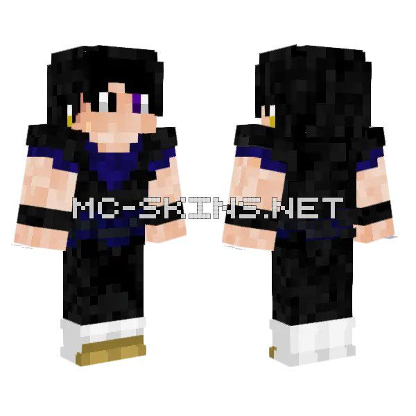 Black Haired Anime Boy