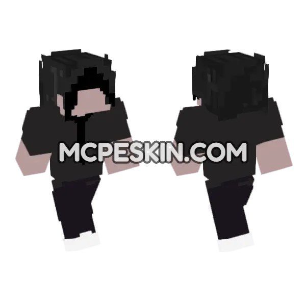 Black Hoodie With Bat Wings