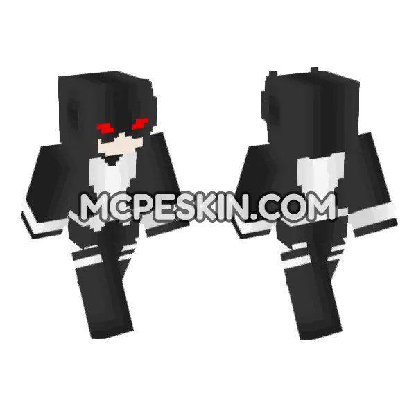 Black Hoodie With Red Eyes