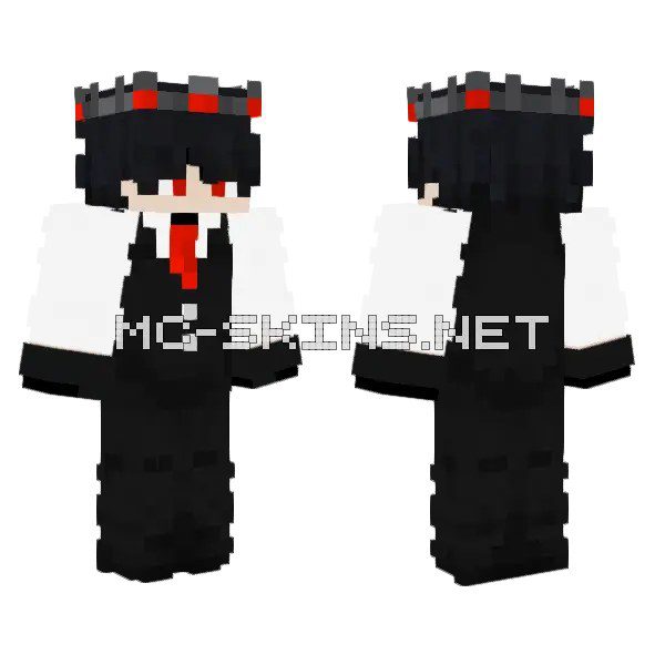 Black Suit With Red Tie