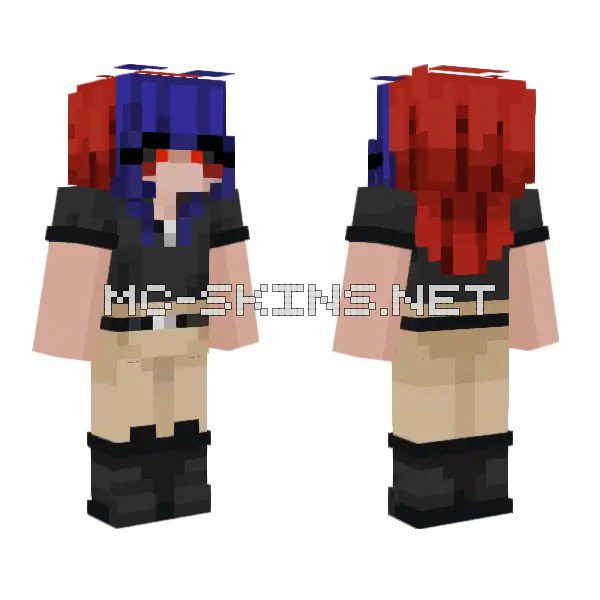 Bloody Blue Haired Figure