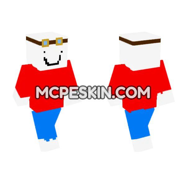 Blue and Red Goggles Guy
