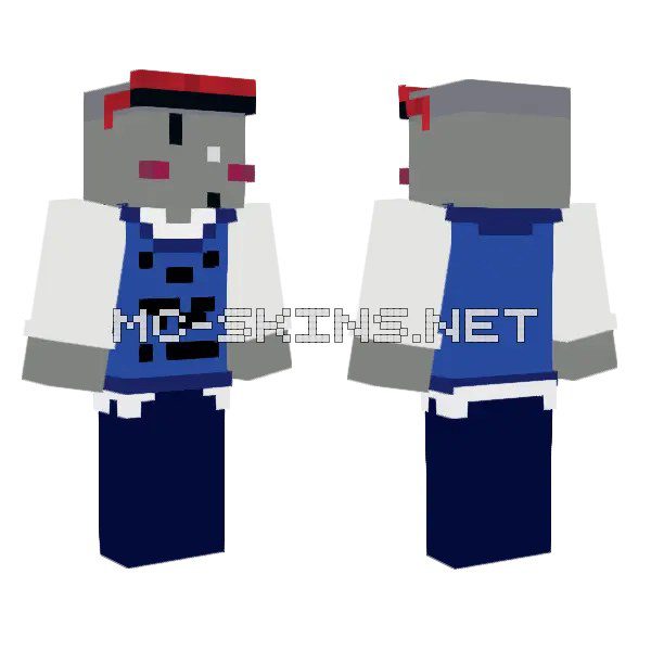 Blue and White Jumpsuit