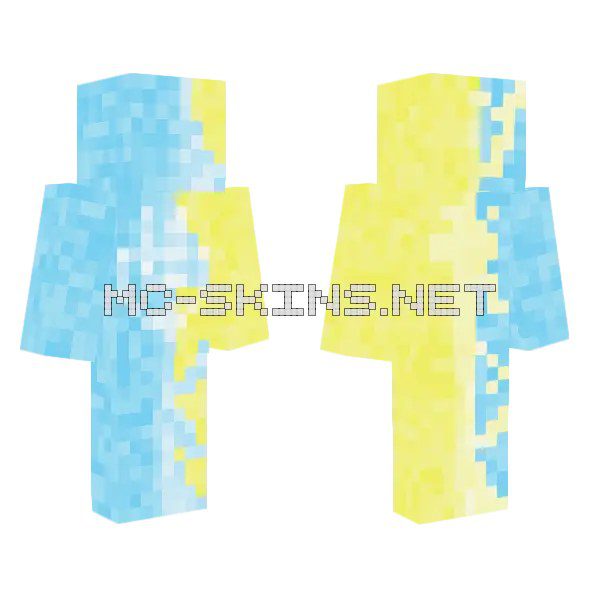 Blue and Yellow Abstract