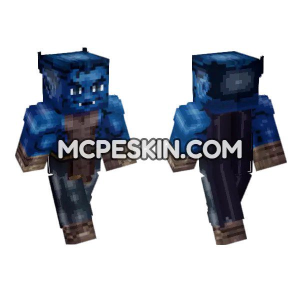 Blue Beastly Character