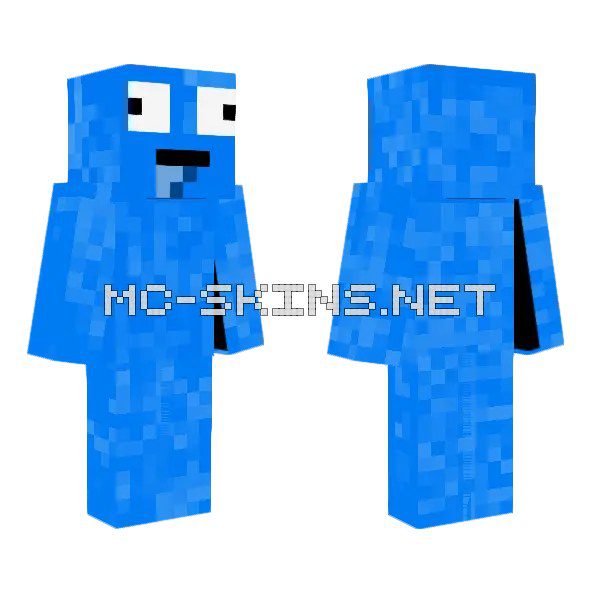 Blue Blob Character