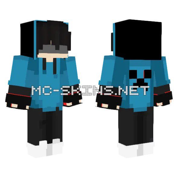Blue Creeper Hoodie