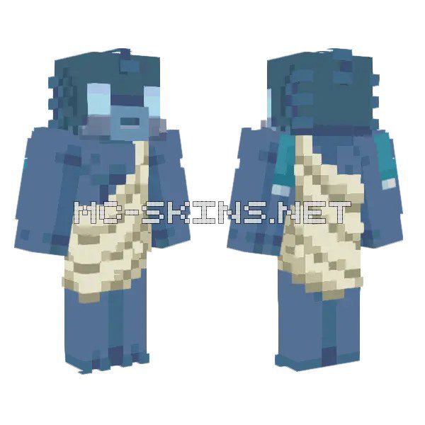 Blue Fish Creature