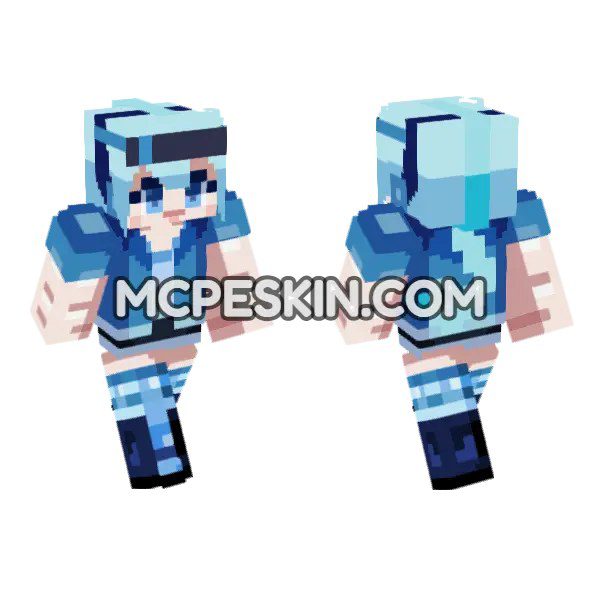 Blue Haired Girl Outfit
