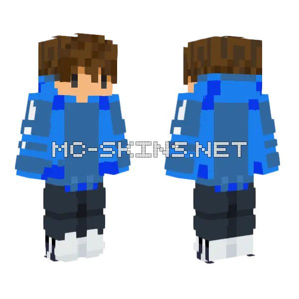 Blue Jacket Kid