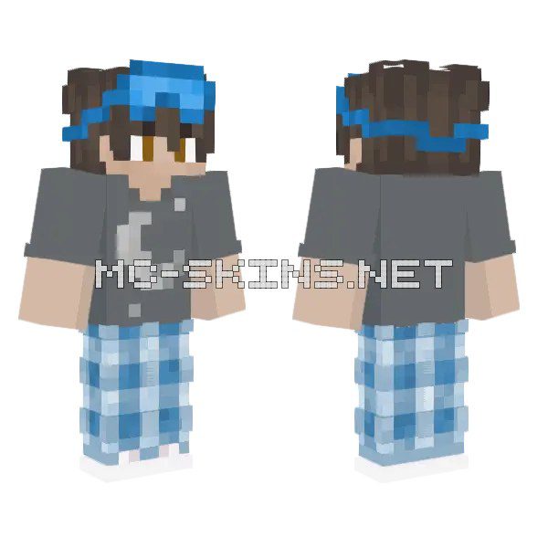 Blue Plaid Pajamas