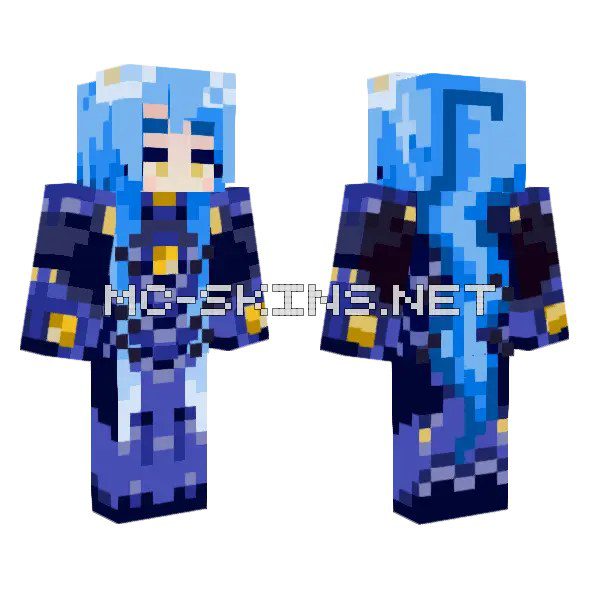 Blue Robot Warrior