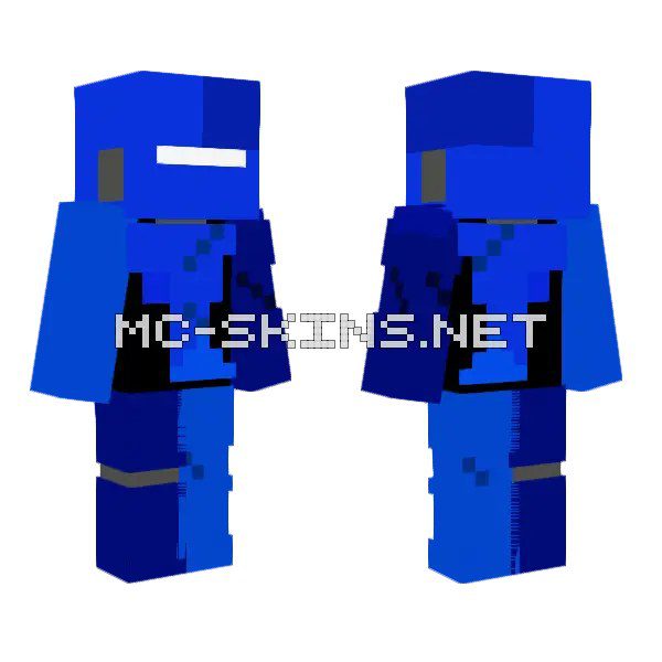 Blue Robot Warrior