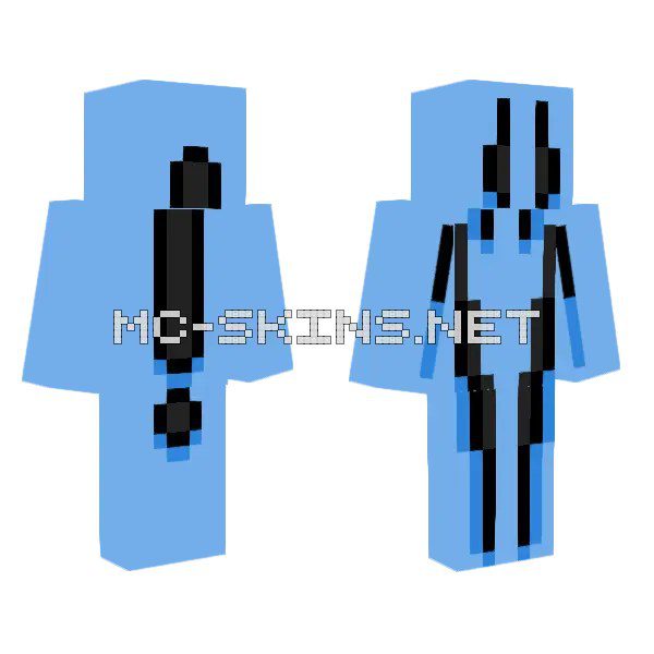 Blue Robotic Suit
