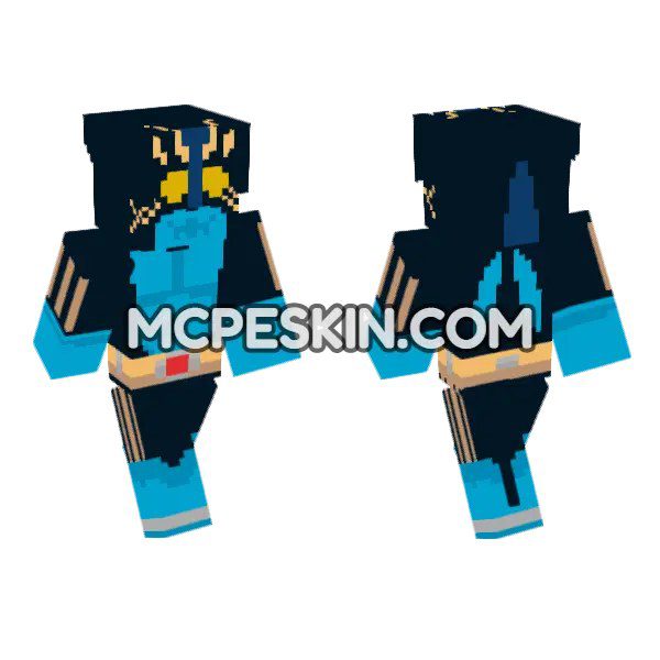 Blue Samurai Warrior