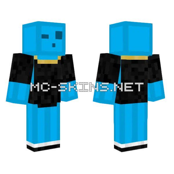 Blue Slime Black Outfit
