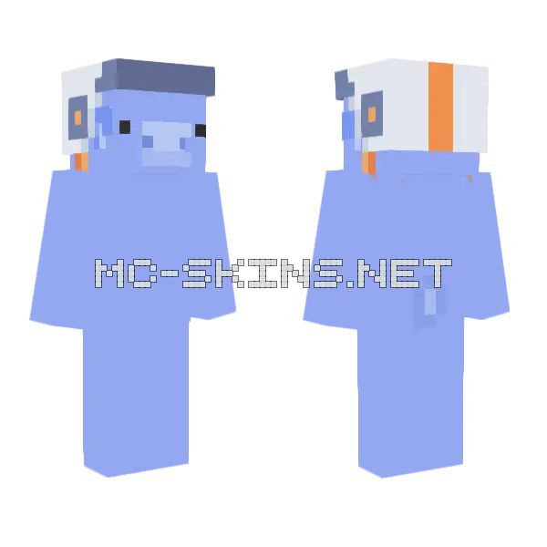 Blue Spaceship Pilot