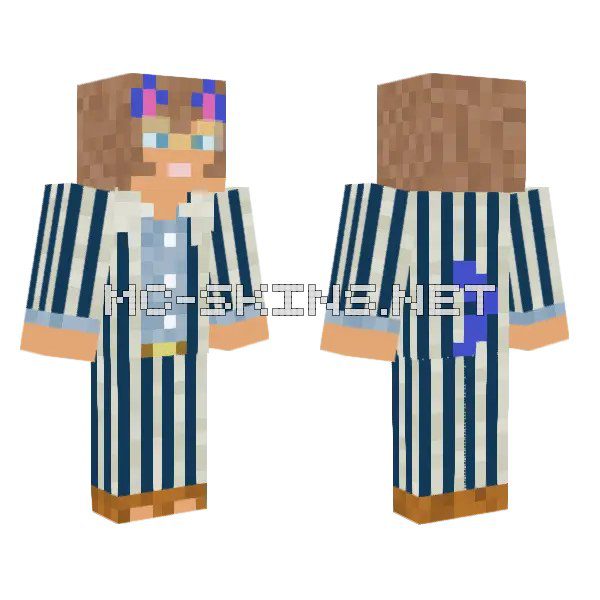 Blue Striped Pajamas