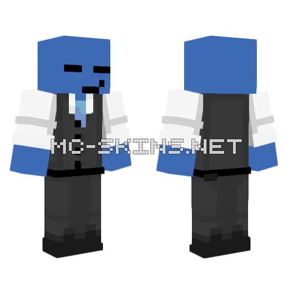 Blue Suit Gentleman