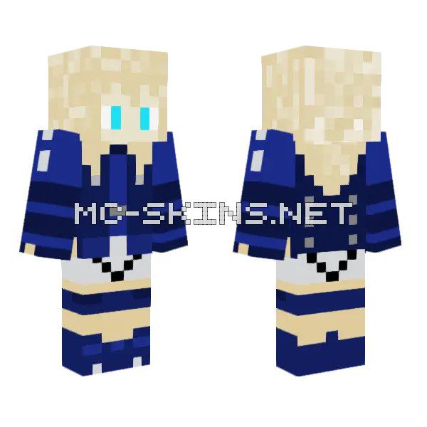 Blue Uniform Outfit