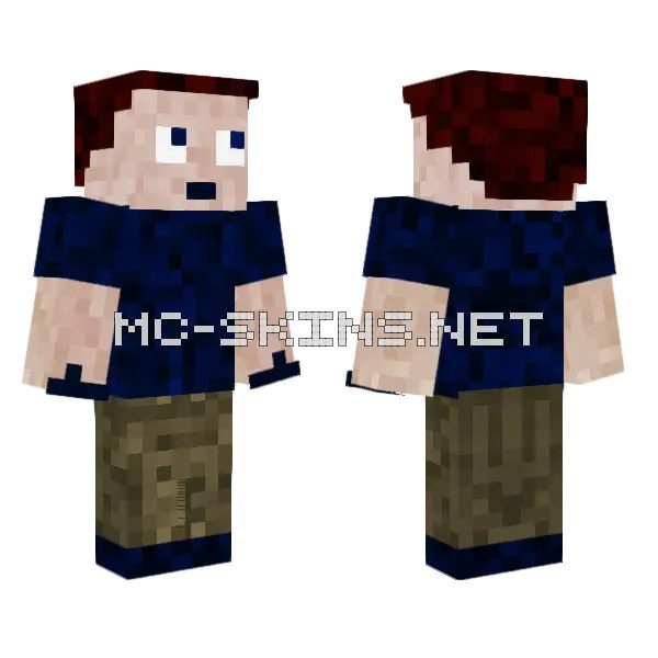 Brown Overalls Skin