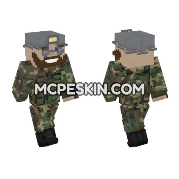 Camouflage Soldier Suit