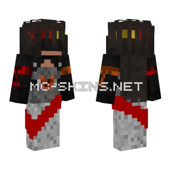 Crimson Hooded Warrior