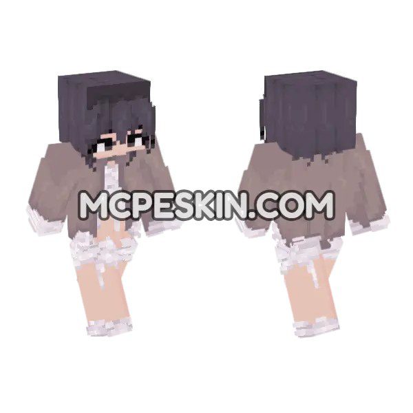 Dark Haired Maid Outfit