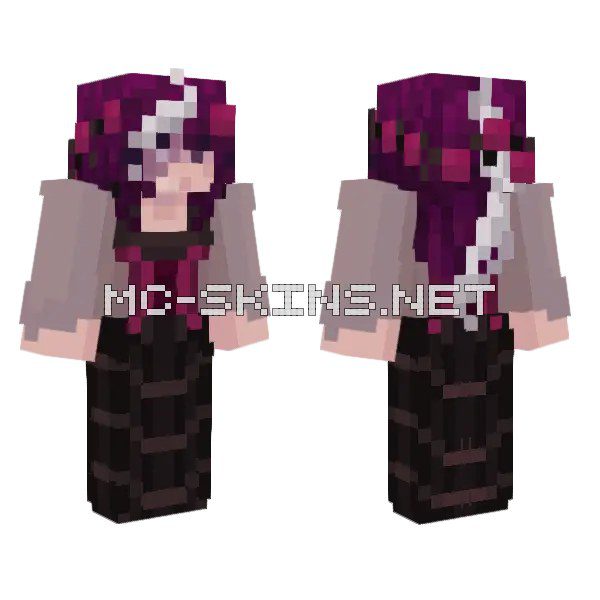Dark Purple Hooded Figure