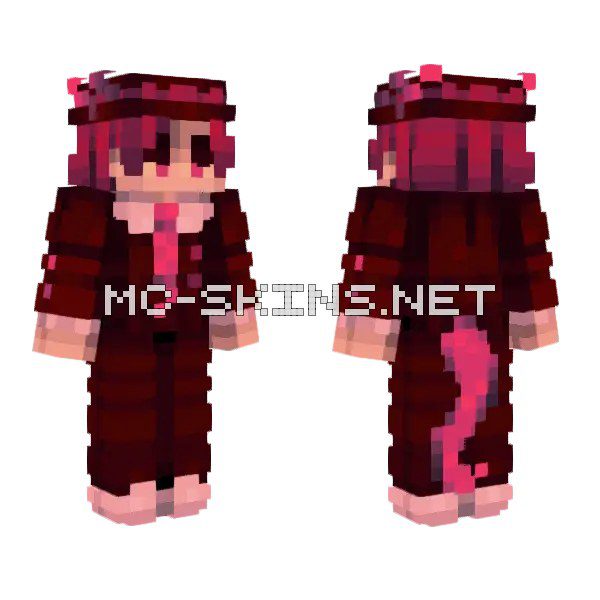 Dark Red School Uniform