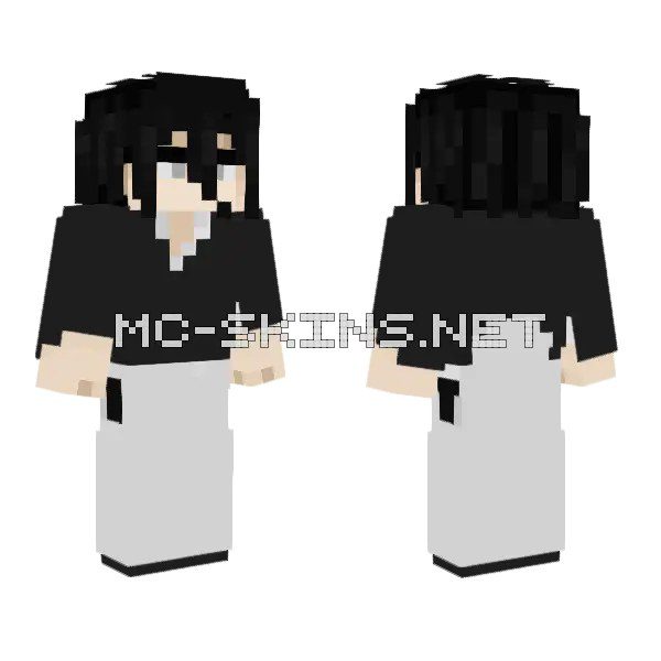 Formal Black and White Suit
