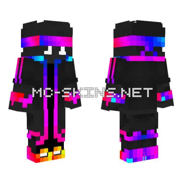 Symmetric Neon Glitch