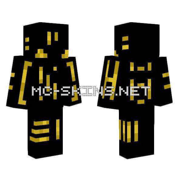 Yellow Glitch Warrior