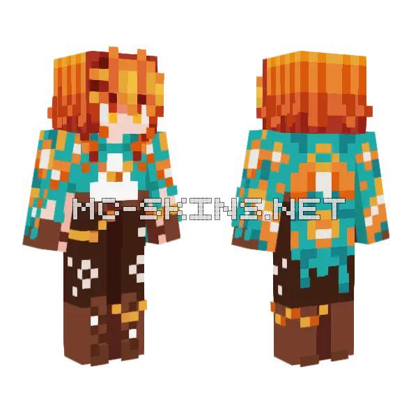 Orange Glazed Terracotta