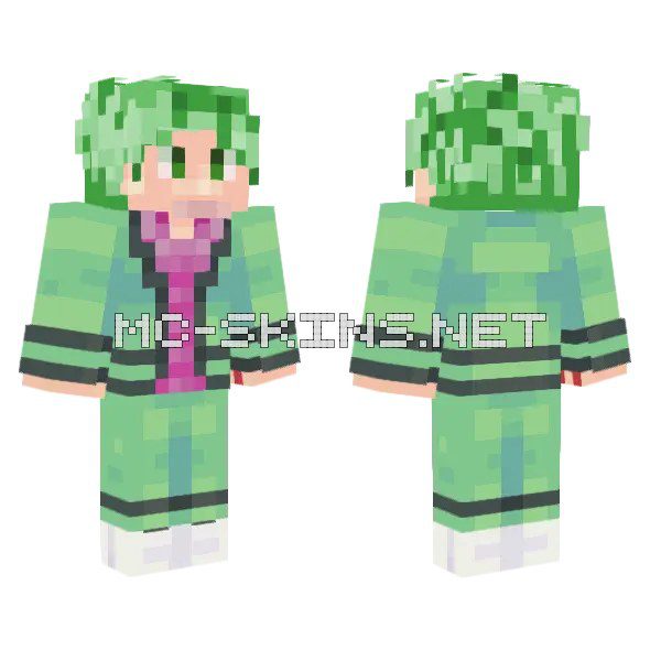 Green Anime Girl