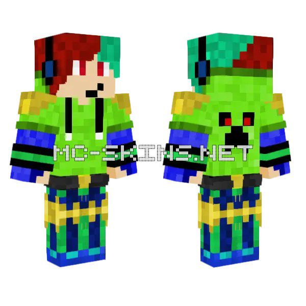 Green Creeper Hoodie