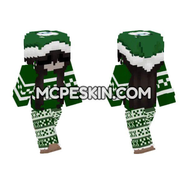 Green Egirl Christmas