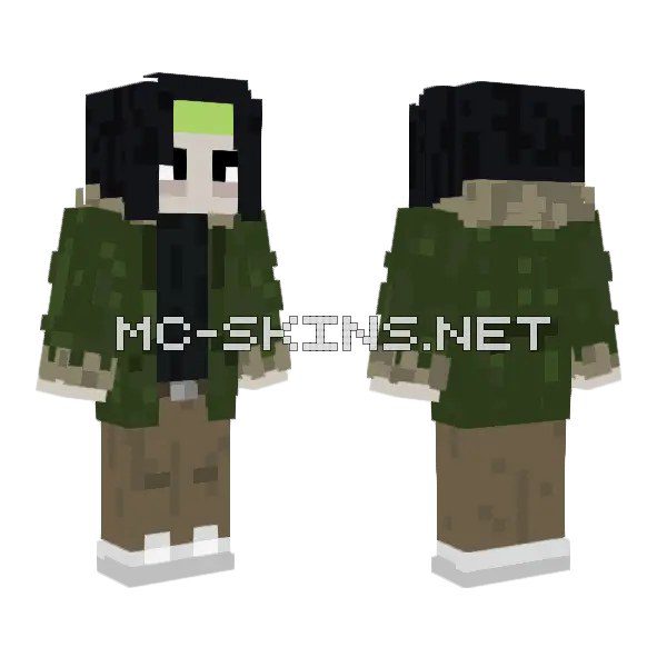 Keisuke Green Camo Outfit