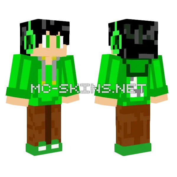 Green Hoodie Boy