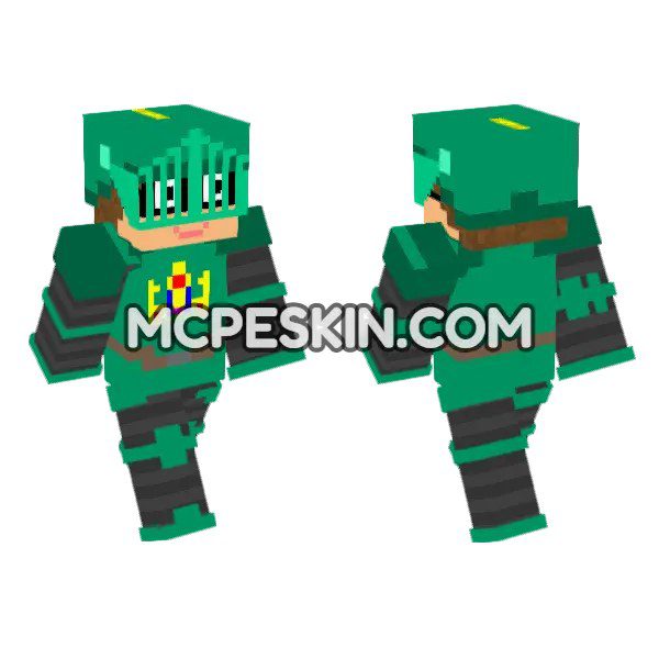 Green Knight With Mask