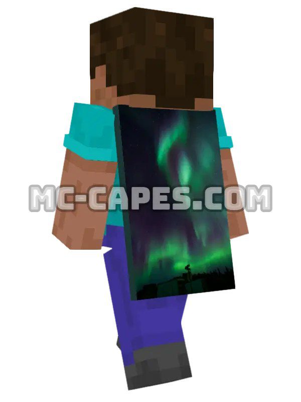 Green Purple Aurora