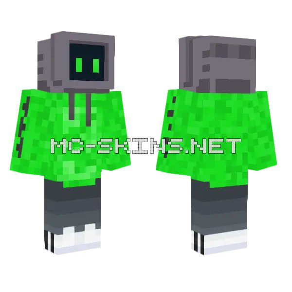Green Robot Warrior