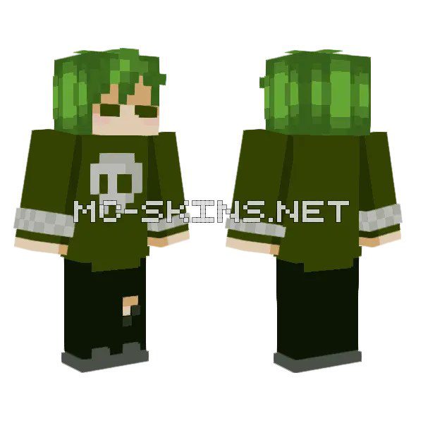 Green Skull Hoodie
