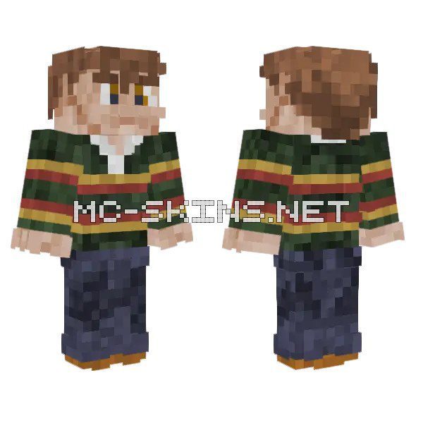 Green Striped Jumper