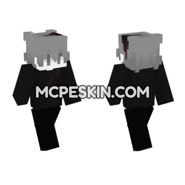 Grey Hoodie With Blood